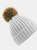 Beechfield® Unisex Cuffed Design Winter Hat (Light Grey) - Light Grey