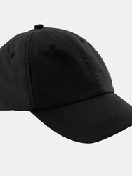 Beechfield® Unisex Outdoor Waterproof 6 Panel Baseball Cap (Black) - Black