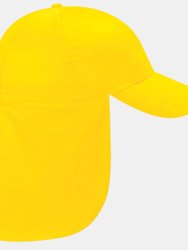 Big Boys Junior Kids Plain Legionnaire Cap - Yellow - Yellow