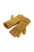 Cable Knit Melange Gloves - Mustard - Mustard