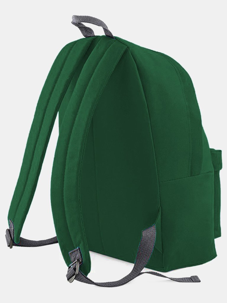 Childrens Junior Big Boys Fashion Backpack Bags/Rucksack/School - Bottle Green
