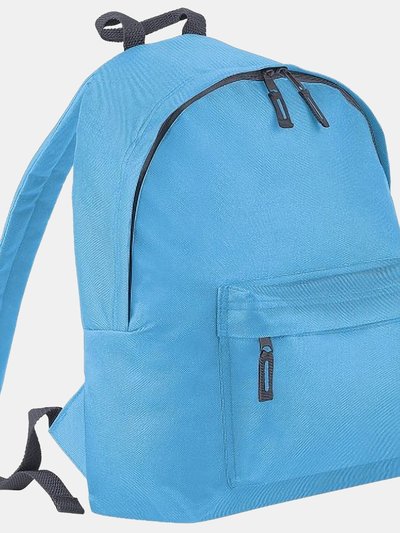 Beechfield Childrens Junior Big Boys Fashion Backpack Bags/Rucksack/School One Size - Surf Blue/ Graphite Grey product