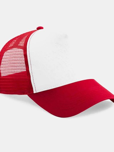 Beechfield Childrens/Kids Trucker Cap - Classic Red/White product