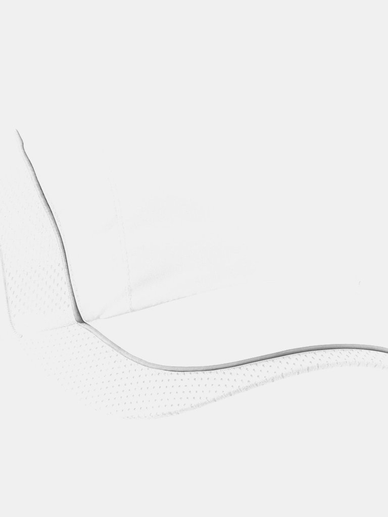 Coolmax® Flow Mesh Baseball Cap/Headwear Pack Of 2 - White - White