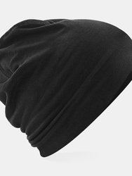 Mens Hemsedal Cotton Beanie - Black/Black - Black/Black