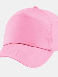 Plain Unisex Junior Original 5 Panel Baseball Cap - Classic Pink