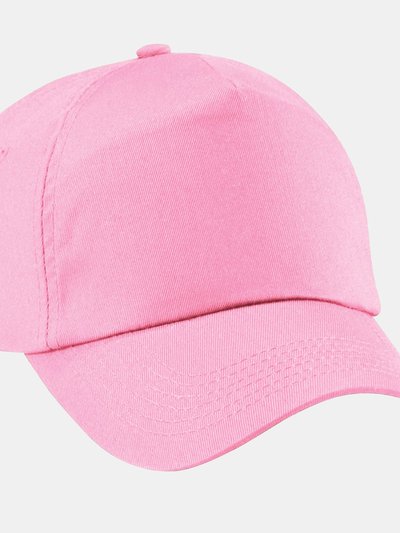 Beechfield Plain Unisex Junior Original 5 Panel Baseball Cap - Classic Pink product