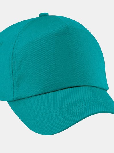 Beechfield Plain Unisex Junior Original 5 Panel Baseball Cap - Emerald product