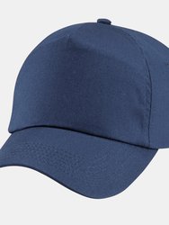 Plain Unisex Junior Original 5 Panel Baseball Cap (French Navy)