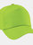 Plain Unisex Junior Original 5 Panel Baseball Cap (Lime Green) - Lime Green