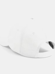 Plain Unisex Junior Original 5 Panel Baseball Cap - White