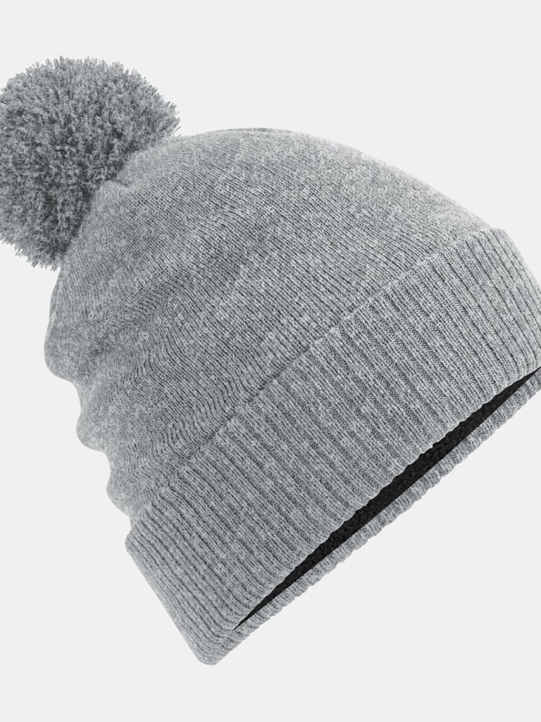 Snowstar Heather Thermal Water Repellent Beanie - Gray - Gray