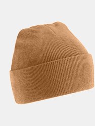 Soft Feel Knitted Winter Hat - Almond - Almond