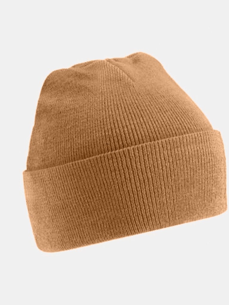 Soft Feel Knitted Winter Hat - Almond - Almond