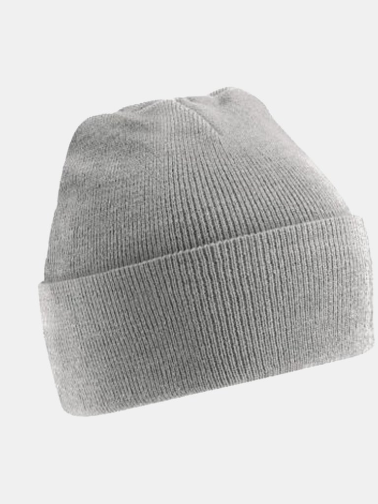 Soft Feel Knitted Winter Hat -Ash Grey - Ash Grey