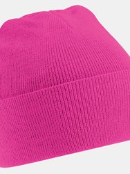 Soft Feel Knitted Winter Hat - Fuchsia - Fuchsia