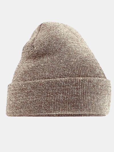 Beechfield Soft Feel Knitted Winter Hat - Heather Oatmeal product