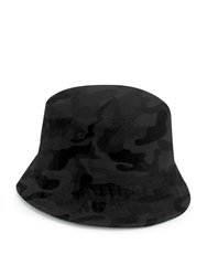 Unisex Adult Camo Recycled Polyester Bucket Hat - Midnight - Midnight