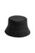 Unisex Adult Organic Cotton Bucket Hat - Black - Black