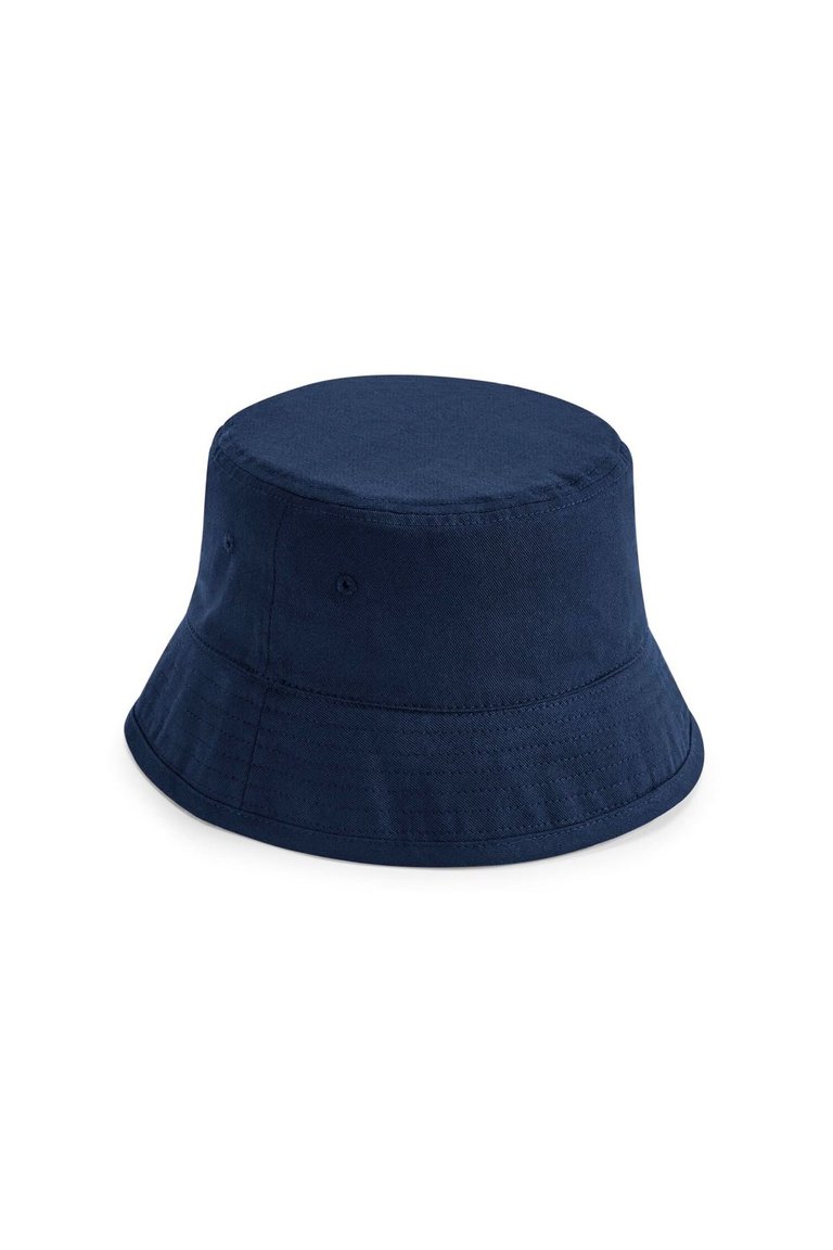 Unisex Adult Organic Cotton Bucket Hat - Navy Blue