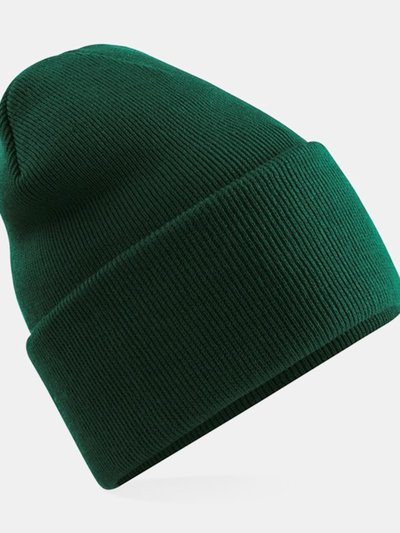 Beechfield Unisex Adult Original Turned Up Cuff Beanie - Bottle Green product