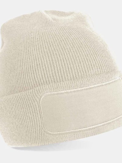 Beechfield Unisex Adult Patch Beanie - Almond product