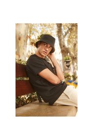 Unisex Adult Recycled Polyester Bucket Hat - Black
