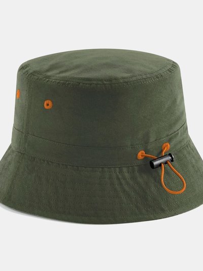 Beechfield Unisex Adult Recycled Polyester Bucket Hat - Olive Green product