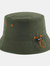 Unisex Adult Recycled Polyester Bucket Hat - Olive Green - Olive Green