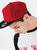 Unisex Adult Snapback Cap - Red/Black