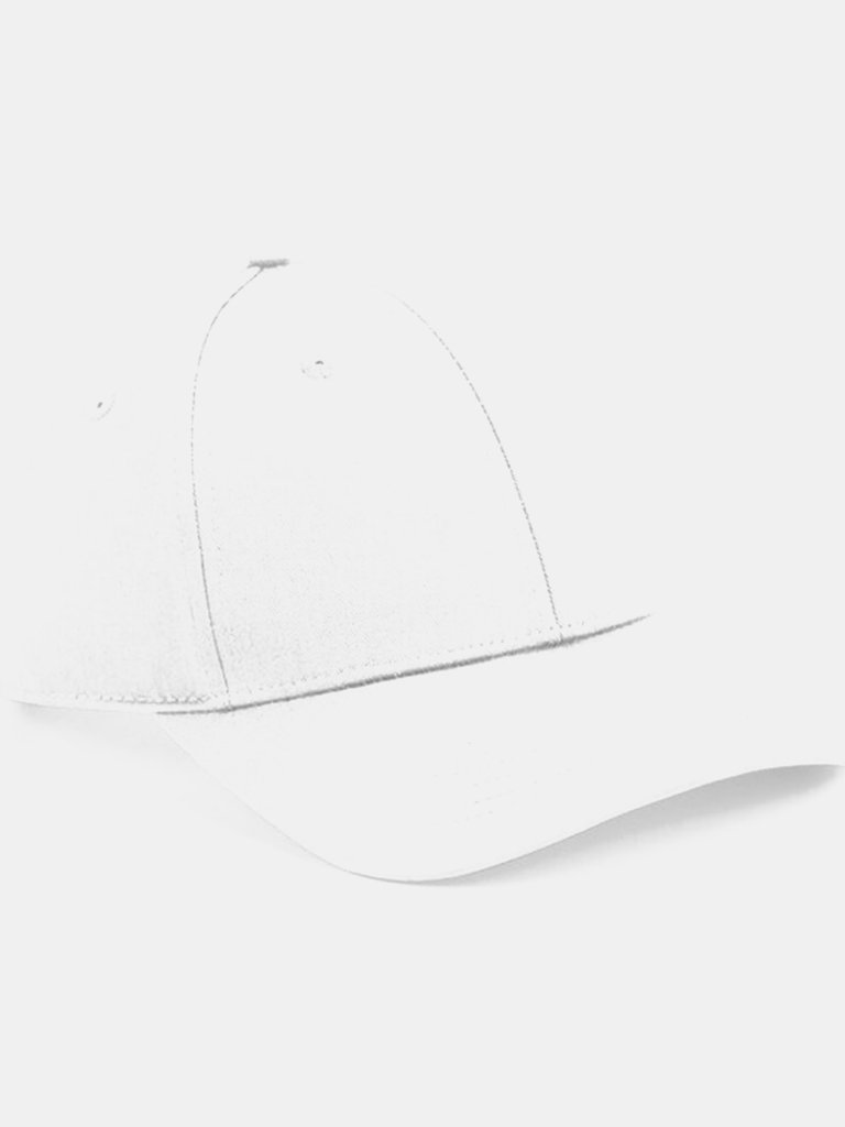 Unisex Adult Urbanwear 6 Panel Snapback Cap - White - White
