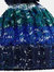 Unisex Adults Corkscrew Knitted Pom Pom Beanie Hat - Alpine Blues