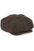 Unisex Adults Heritage Newsboy Cap - Brown Herringbone - Brown Herringbone