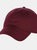 Unisex Authentic 6 Panel Baseball Cap - Burgundy