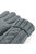 Unisex Cable Knit Melange Gloves - Light Gray