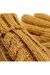 Unisex Cable Knit Melange Gloves - Mustard