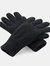 Unisex Classic Thinsulate Thermal Winter Gloves - Black - Black