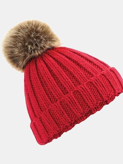 Beechfield Unisex Cuffed Design Winter Hat - Classic Red product