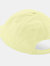 Unisex Low Profile 6 Panel Dad Cap - Pastel Lemon