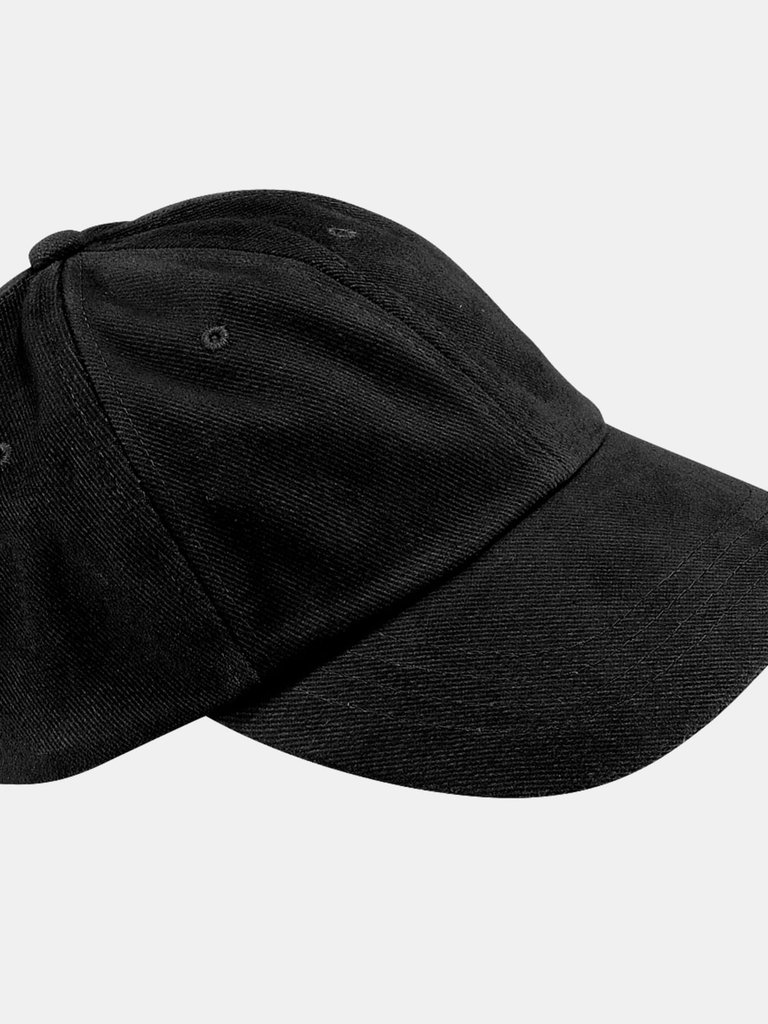 Unisex Low Profile Heavy Brushed Cotton Baseball Cap (Pack of 2) - Black - Black