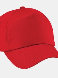 Unisex Plain Original 5 Panel Baseball Cap, Pack Of 2 - Classic Red - Classic Red