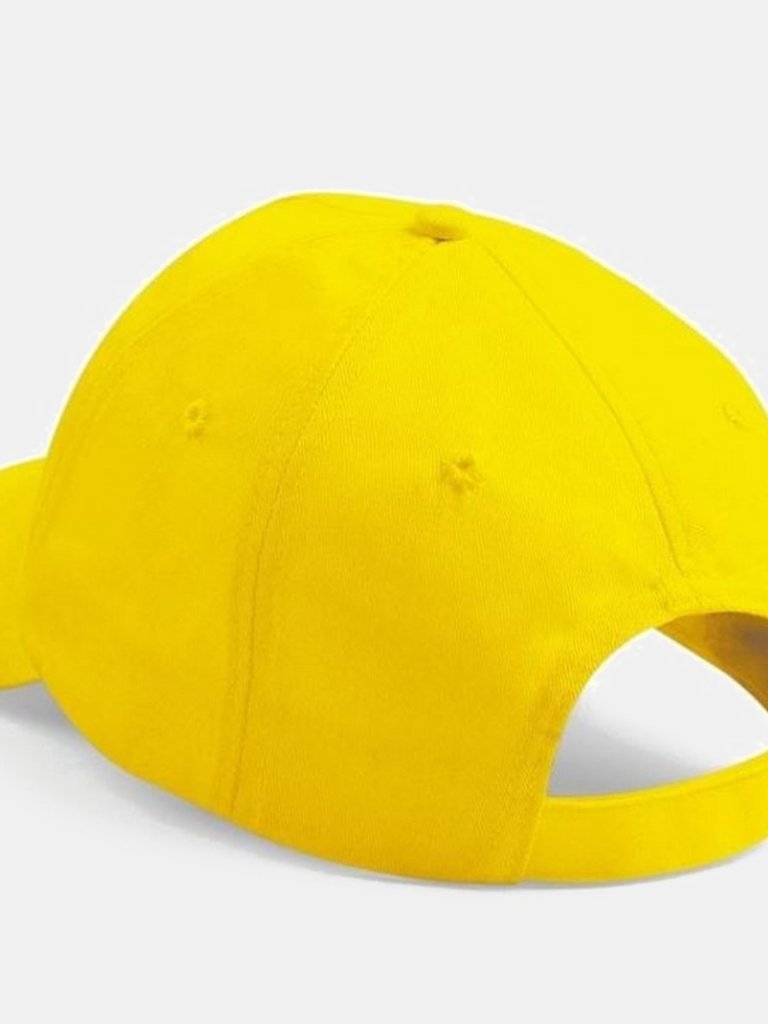 Unisex Plain Original 5 Panel Baseball Cap - Yellow