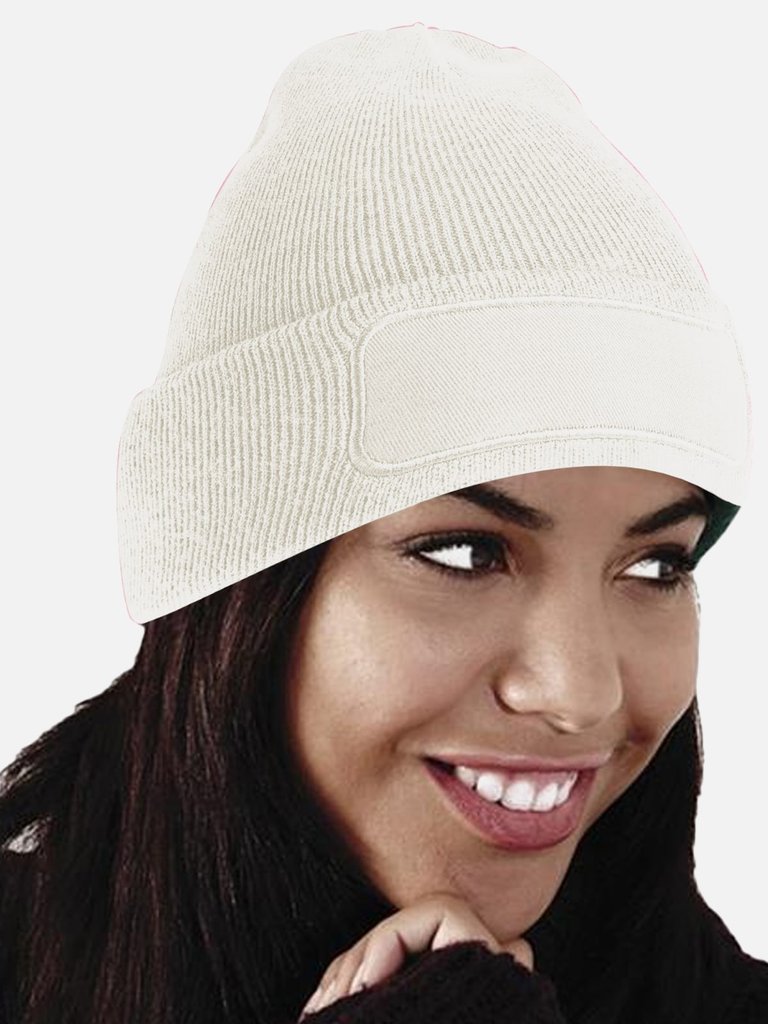 Unisex Plain Winter Beanie Hat / Headwear Ideal For Printing - Almond