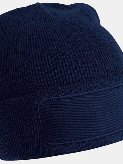 Beechfield Unisex Plain Winter Beanie Hat/Headwear (Ideal For Printing) - French Navy product
