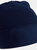 Unisex Plain Winter Beanie Hat/Headwear (Ideal For Printing) - French Navy - French Navy