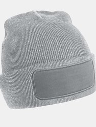 Unisex Plain Winter Beanie Hat / Headwear Ideal For Printing - Heather Grey - Heather Grey