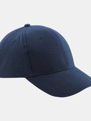 Unisex Pro-Style Heavy Brushed Cotton Baseball Cap/Headwear - French Navy - French Navy