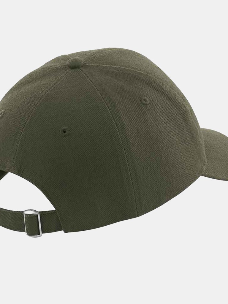 Unisex Pro-Style Heavy Brushed Cotton Baseball Cap / Headwear - Olive Green