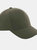 Unisex Pro-Style Heavy Brushed Cotton Baseball Cap / Headwear - Olive Green - Olive Green
