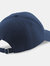 Unisex Pro-Style Heavy Brushed Cotton Baseball Cap/Headwear Pack Of 2 - French Navy